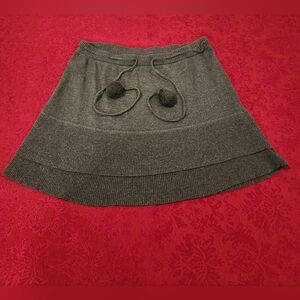 Candie's Charcoal Knit Mini Skirt